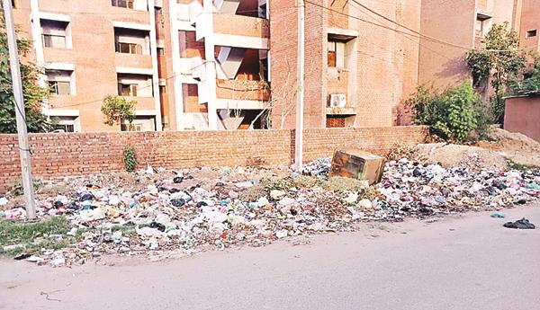 be careful  the building may fall 