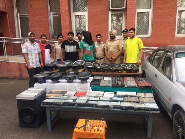 music  stolen arrested in cars