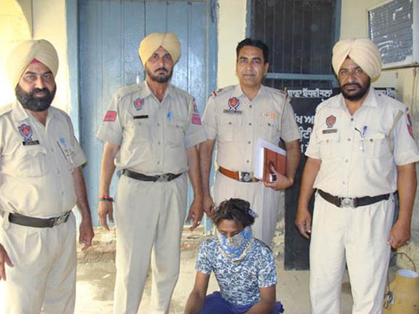 man arrest with wine