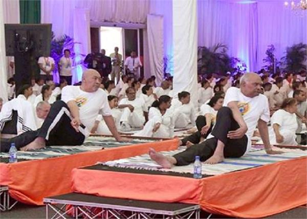 ram nath kovind yoga day suriname