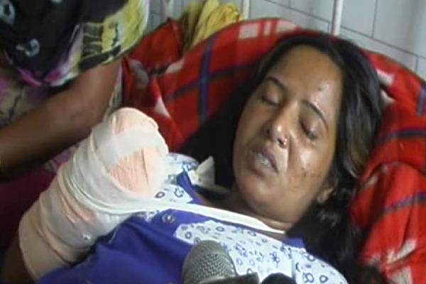 husband attack on wife