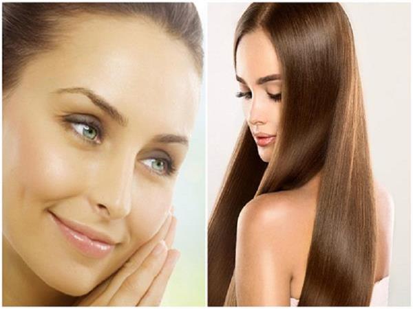 face and hair shine beauty