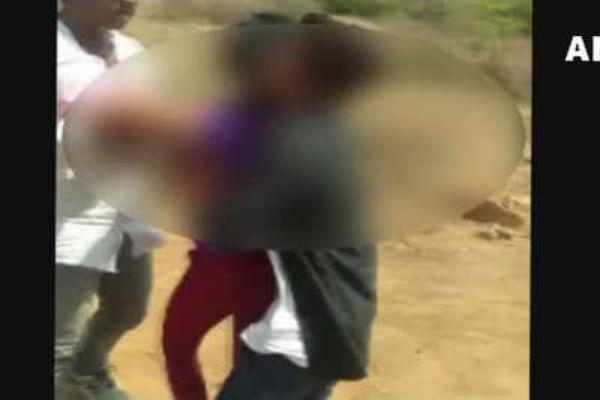 molesting and groping a girl in kaimur