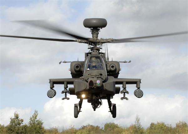 apache helicopter will be handed over to india
