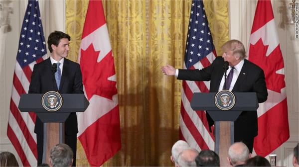 donald trump canadian prime minister justin trudeau