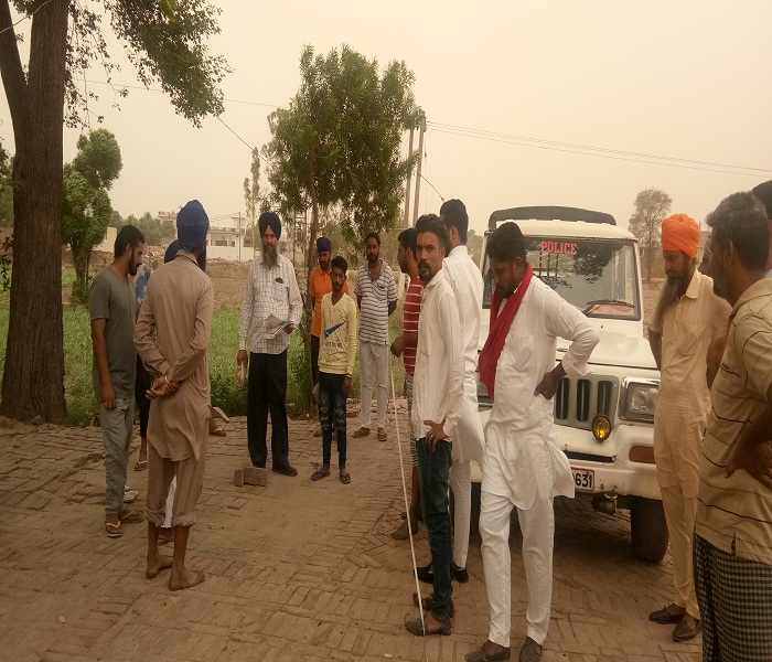 ਜਗਬਾਣੀ ਦੀ ਖਬਰ ਦਾ ਅਸਰ : ਪਿੰਡ ਮਾਨਕਪੁਰਾ ਦੀ ਪੰਚਾਇਤੀ ਜ਼ਮੀਨ ਦੀ ਹੋਈ ਨਿਸ਼ਾਨਦੇਹੀ