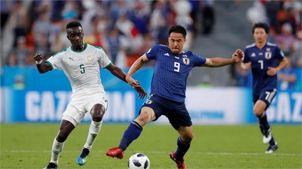 fifa world cup japan senegal plays 2 2 draw