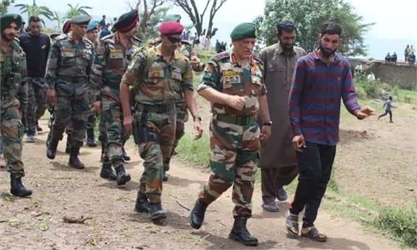 general rawat in jammu kashmir