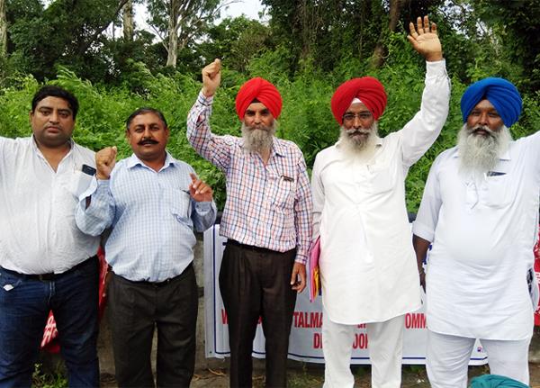 a rally organized by the water supply committee