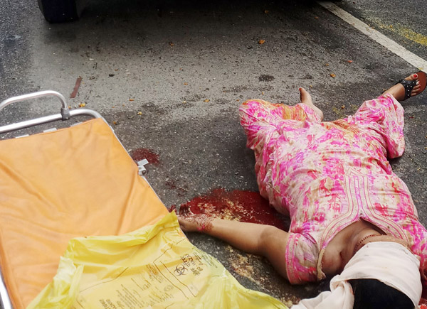 ਟਰੱਕ ਦੀ ਲਪੇਟ ’ਚ ਆਉਣ ਨਾਲ ਅੌਰਤ ਦੀ ਮੌਤ