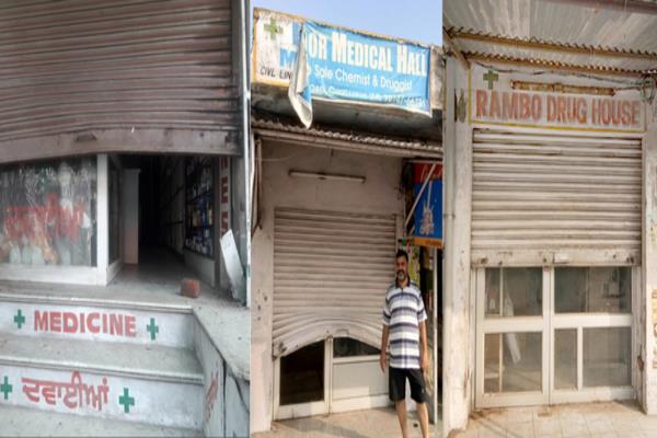 medical stores targeted targets