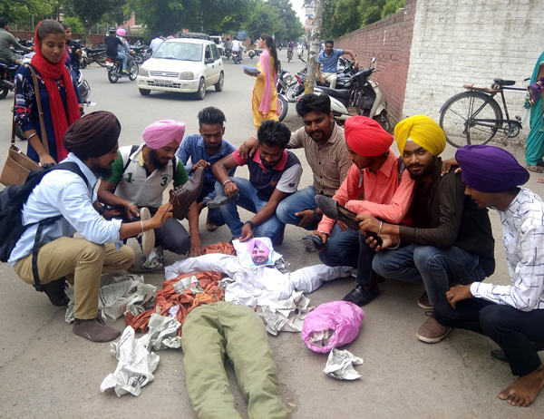 ਪੀ. ਐੱਸ. ਯੂ. ਨੇ ਮੰਤਰੀ ਧਰਮਸੌਤ ਖਿਲਾਫ ਕੱਢੀ ਭੜਾਸ