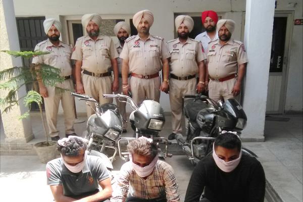 stolen motorcycles arrested