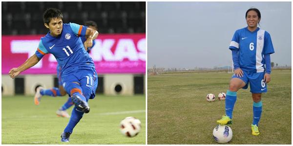 sunil chhetri and kamla devi