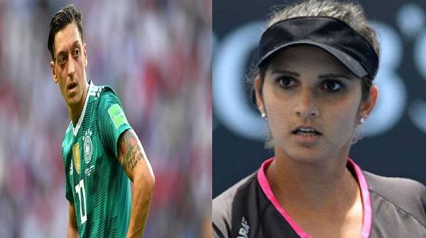 sania in support of german footballer ozil