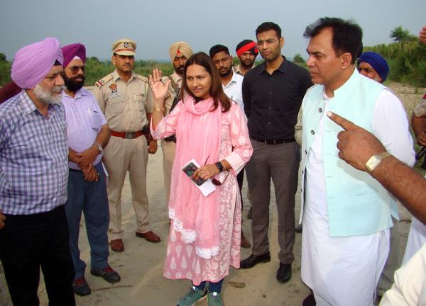 flood affected areas by deputy commissioner