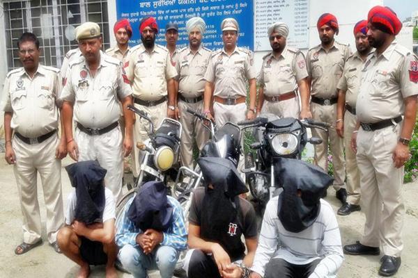 motorcycle thief arrested