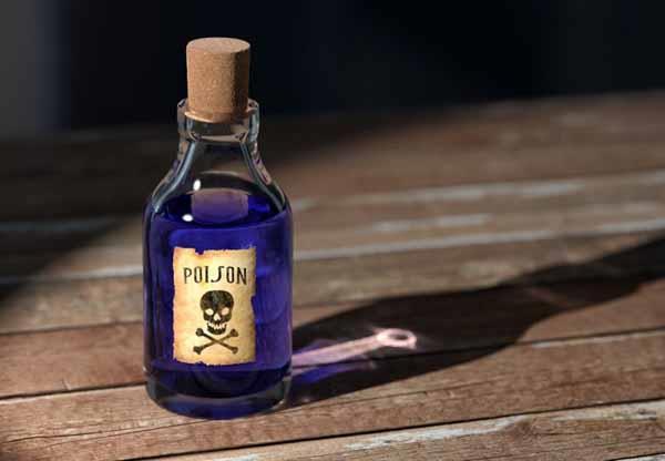 the maid gave food to the poisonous