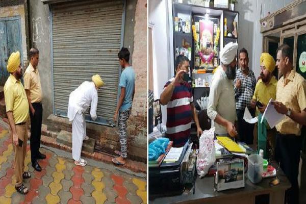 ਮੈਡੀਕਲ ਸਟੋਰਾਂ ਤੇ ਆਰ. ਐੱਮ. ਪੀ. ਡਾਕਟਰਾਂ ਦੀ ਦੁਕਾਨਾਂ ਦੀ  ਐੱਸ. ਡੀ. ਐੱਮ.  ਵੱਲੋਂ  ਚੈਕਿੰਗ