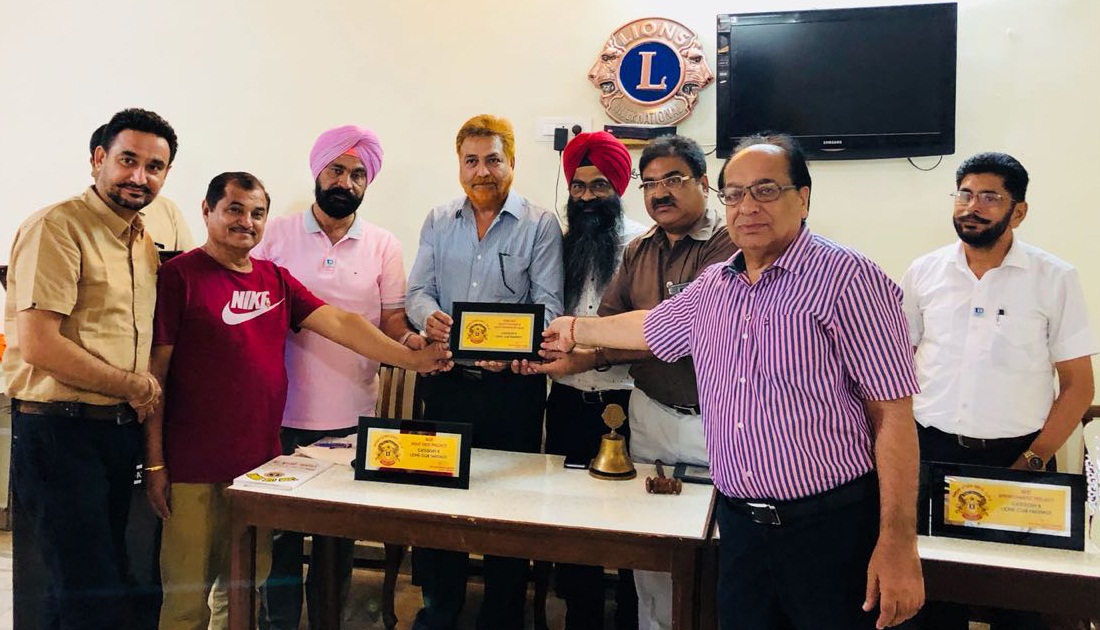 ਲਾਇਨਜ਼ ਕਲੱਬ ਫ਼ਰੀਦਕੋਟ ਨੂੰ ਲਾਇਨਜ਼ ਇੰਟਰਨੈਸ਼ਨਲ ਵੱਲੋਂ ਮਿਲੇ 5 ਐਵਾਰਡ