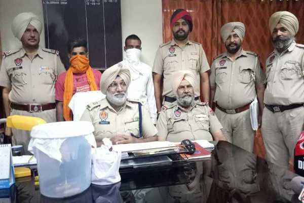 pistol heroin arrested