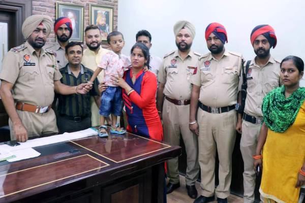 missing baby found in the market