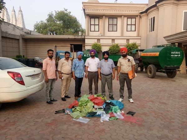 30 kg banned plastic envelope seized