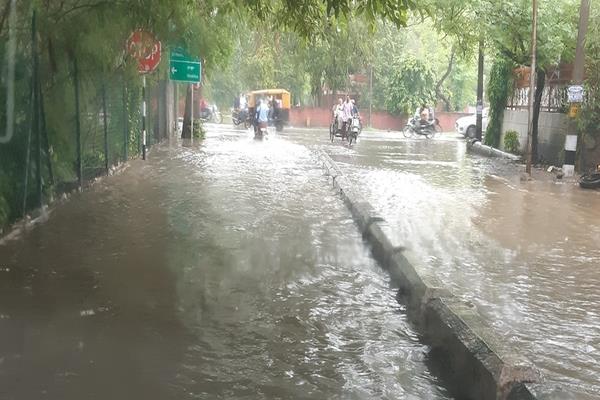 drain of rain cleaning of drains