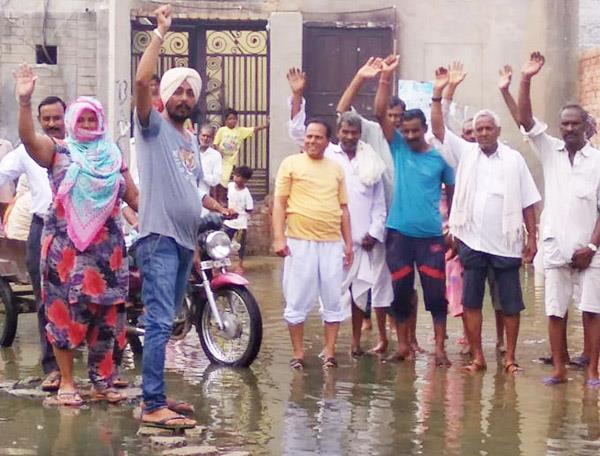 the city are relieved of sewerage in the streets