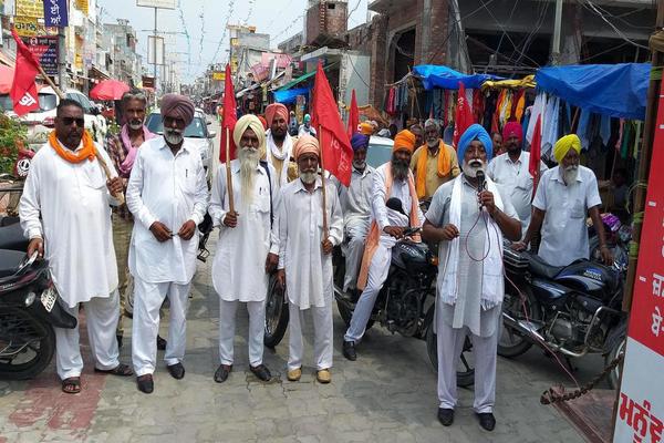 ਮੰਗਾਂ ਸਬੰਧੀ ਦਿਹਾਤੀ ਮਜ਼ਦੂਰ ਸਭਾ ਵੱਲੋਂ ਮਾਰਚ