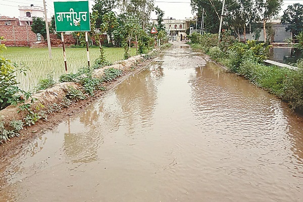 ਗਾਜੀਪੁਰ ''ਚ ਛੱਪੜ ਦੇ ਪਾਣੀ ਕਾਰਨ ਲੋਕ ਪ੍ਰੇਸ਼ਾਨ