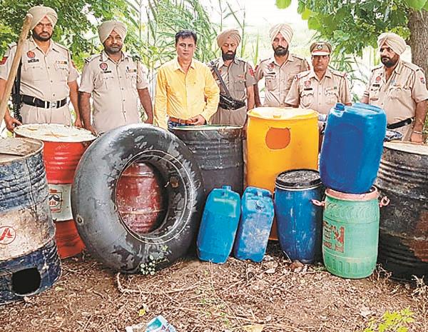 excise department recovered illegal liquor