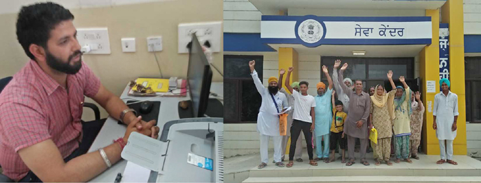ਕੰਮ ਕਰਵਾਉਣ ਆਏ ਲੋਕਾਂ ਨੇ ਪ੍ਰਸ਼ਾਸਨ ਖਿਲਾਫ  ਕੀਤੀ ਨਾਅਰੇਬਾਜ਼ੀ
