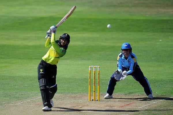 mandhana hits a brilliant blow  becoming the first indian to do so