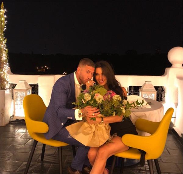 goalkeeper sergio seeks with girlfriend pillar rúbia