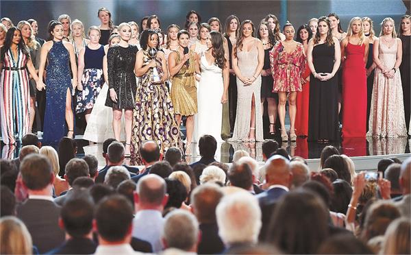 the gymnastics doctor suffered 141 athletes on stage