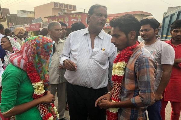 when the wedding of the lover couple intersection