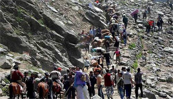 amarnath yatra landsliding 5 deaths 