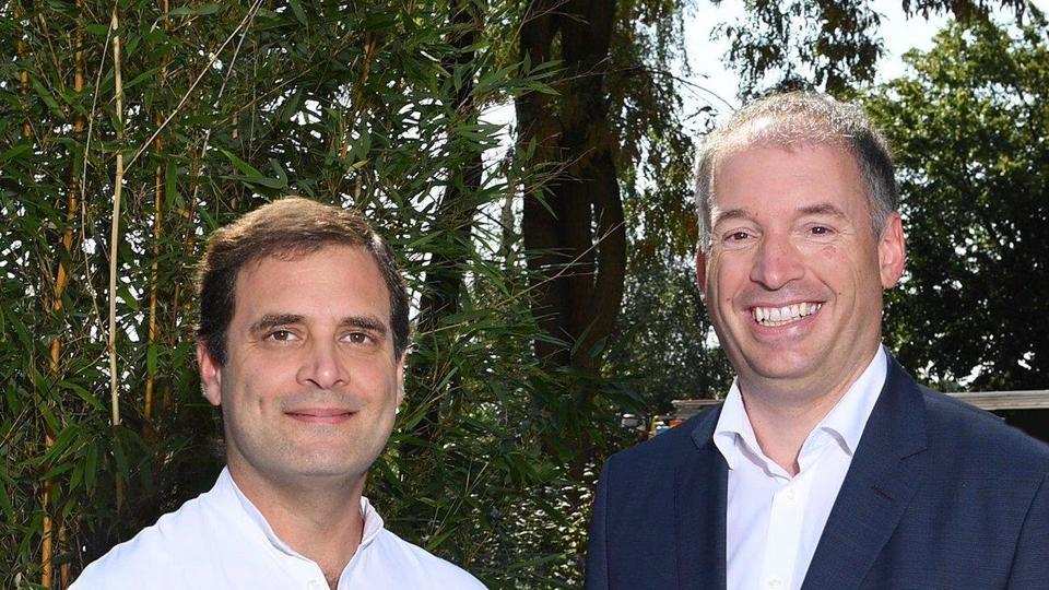 ਰਾਹੁਲ ਨੇ ਜਰਮਨ ਮੰਤਰੀ ਨਾਲ ਕੇਰਲ ਦੀ ਹੜ੍ਹ ਤੇ ਜੀ.ਐੱਸ.ਟੀ. ''ਤੇ ਕੀਤੀ ਚਰਚਾ