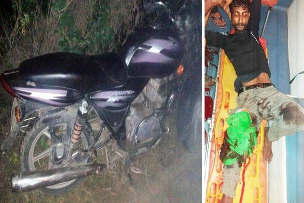 motorcycle collision injured