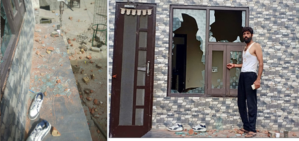 ਹਥਿਆਰਬੰਦ ਵਿਅਕਤੀਆਂ ਵੱਲੋਂ ਕਾਂਗਰਸੀ ਆਗੂ ਦੇ ਘਰ ਦੀ ਭੰਨ-ਤੋੜ