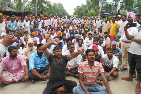 arrests organizations dharna