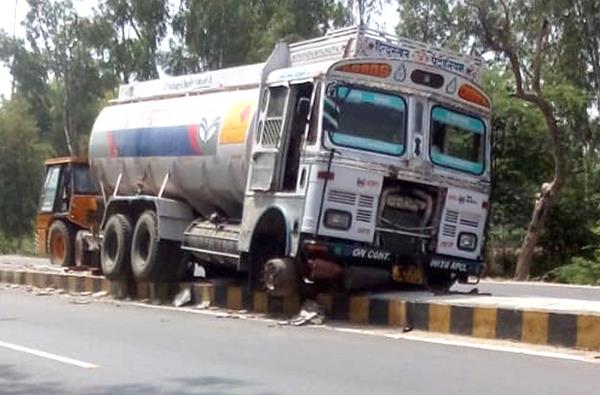 the tanker on the driver