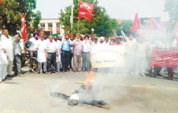 punjab struggle committee protests protests