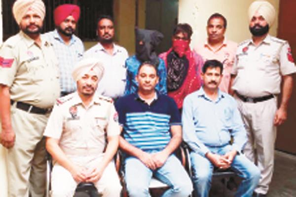 two policemen  including four others  were arrested