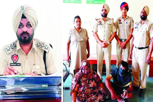 ਪੁਲਸ ਨੂੰ ਦੇਖ ਮੋਟਰਸਾਈਕਲ ’ਤੇ ਖਿਸਕਣ ਲੱਗੇ ਮਾਂ-ਪੁੱਤ ਕਾਬੂ, 145 ਗ੍ਰਾਮ ਨਸ਼ੇ ਵਾਲਾ ਪਦਾਰਥ ਬਰਾਮਦ