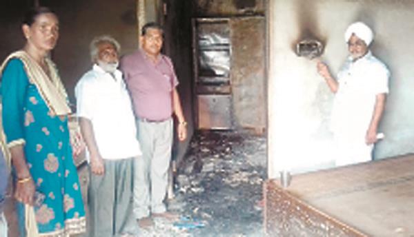 fire at home due to short circuit