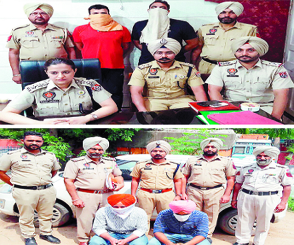 ਕਾਰਾਂ ਚੋਰੀ ਕਰਨ ਦੇ 2 ਮਾਮਲਿਅਾਂ ’ਚ 4 ਕਾਬੂ, 1 ਫਰਾਰ