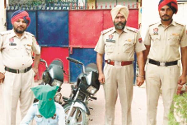 motorcycles stolen arrested