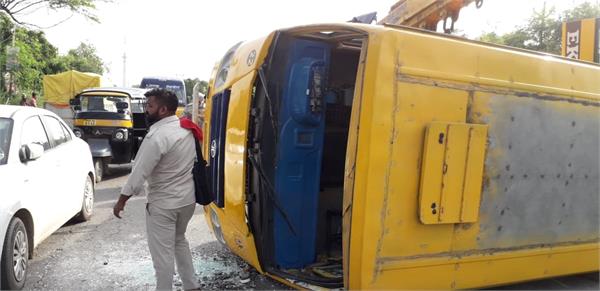 school bus accident in jalandhar